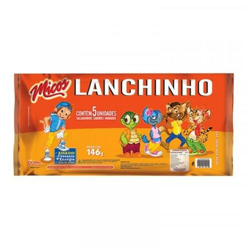 Salgadinho Micos Lanchinho Embalagem 146g