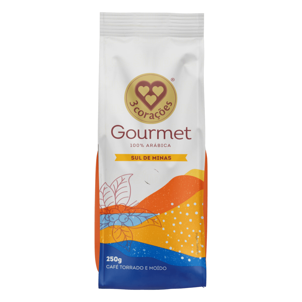 CAFE 3CORAÇOES GOURMET SUL DE MINAS SC250G