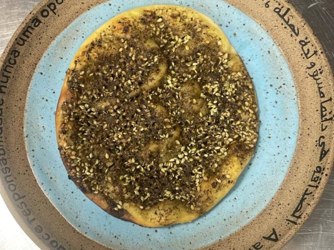 ESFIHA ABERTA DE ZAATAR
