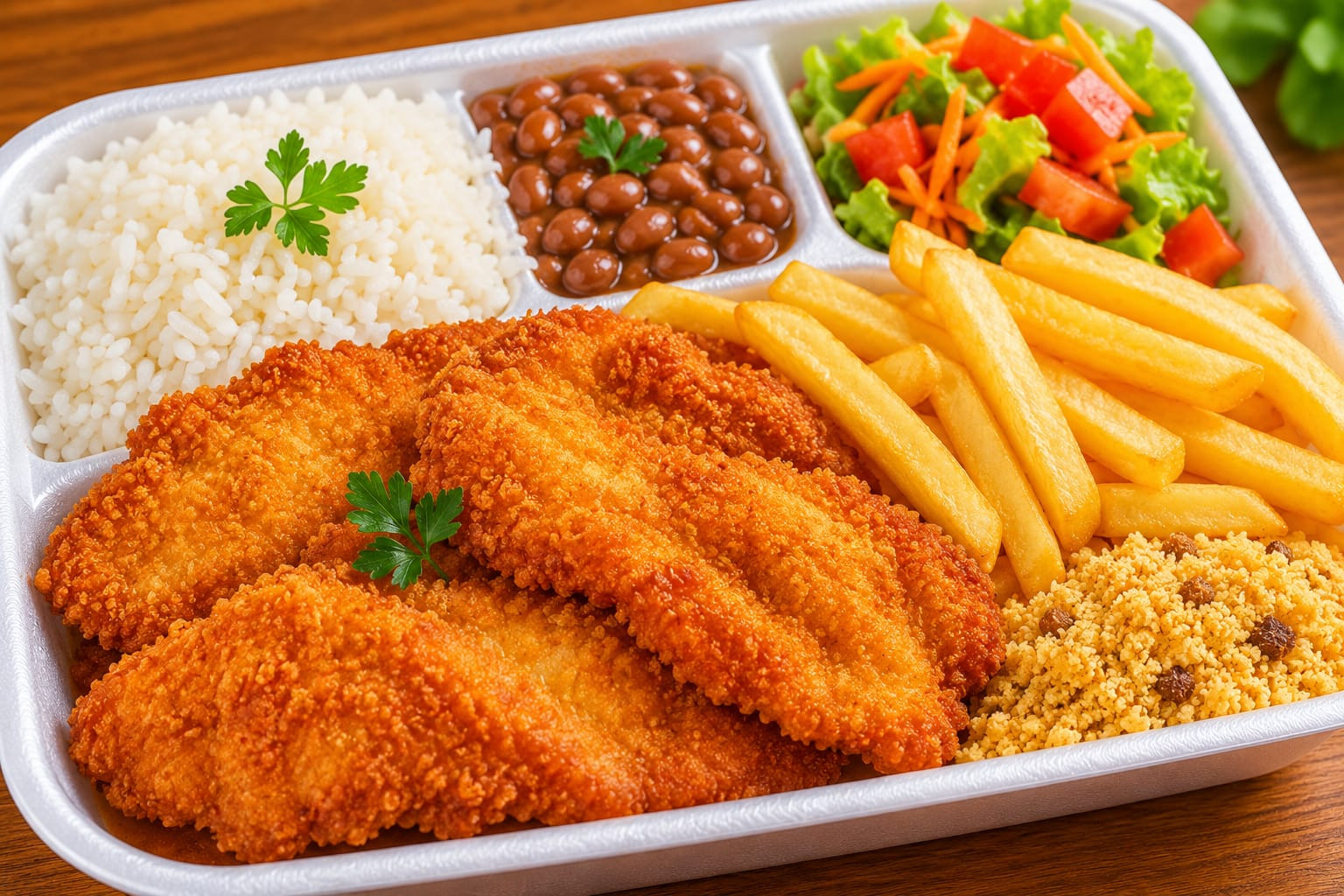 BIFE DE FRANGO A MILANESA (P)