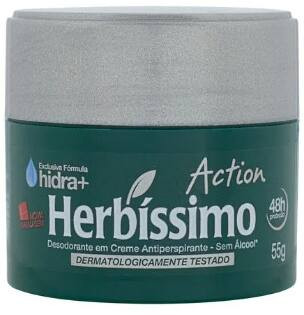 Desodorante Creme Herbíssimo Action