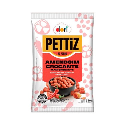 AMENDOIM PETTIZ CROCANTE PIMENTA VERM 120G