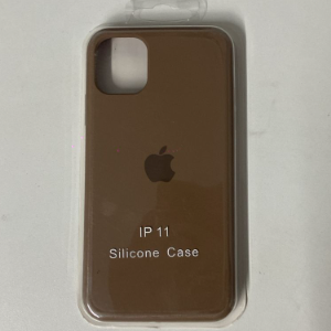 CAPA MARROM IPHONE 11 SILICONE CASE