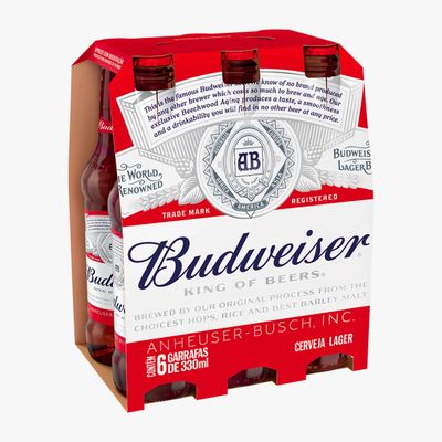 FARDO SIX LONG NECK BUDWEISER  330ML