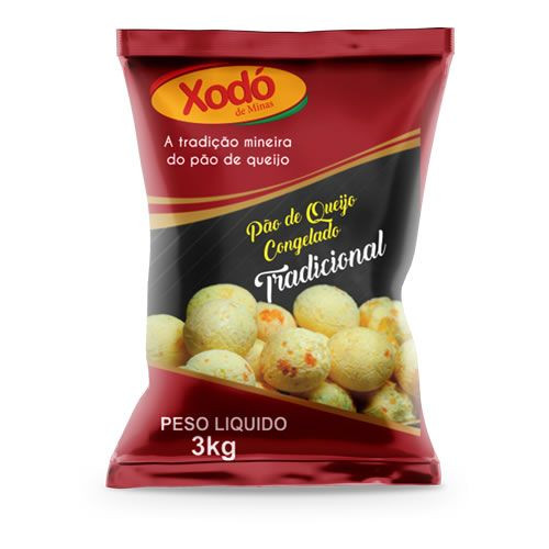 PAO DE QUEIJO TRADICIONAL XODO 3 KG