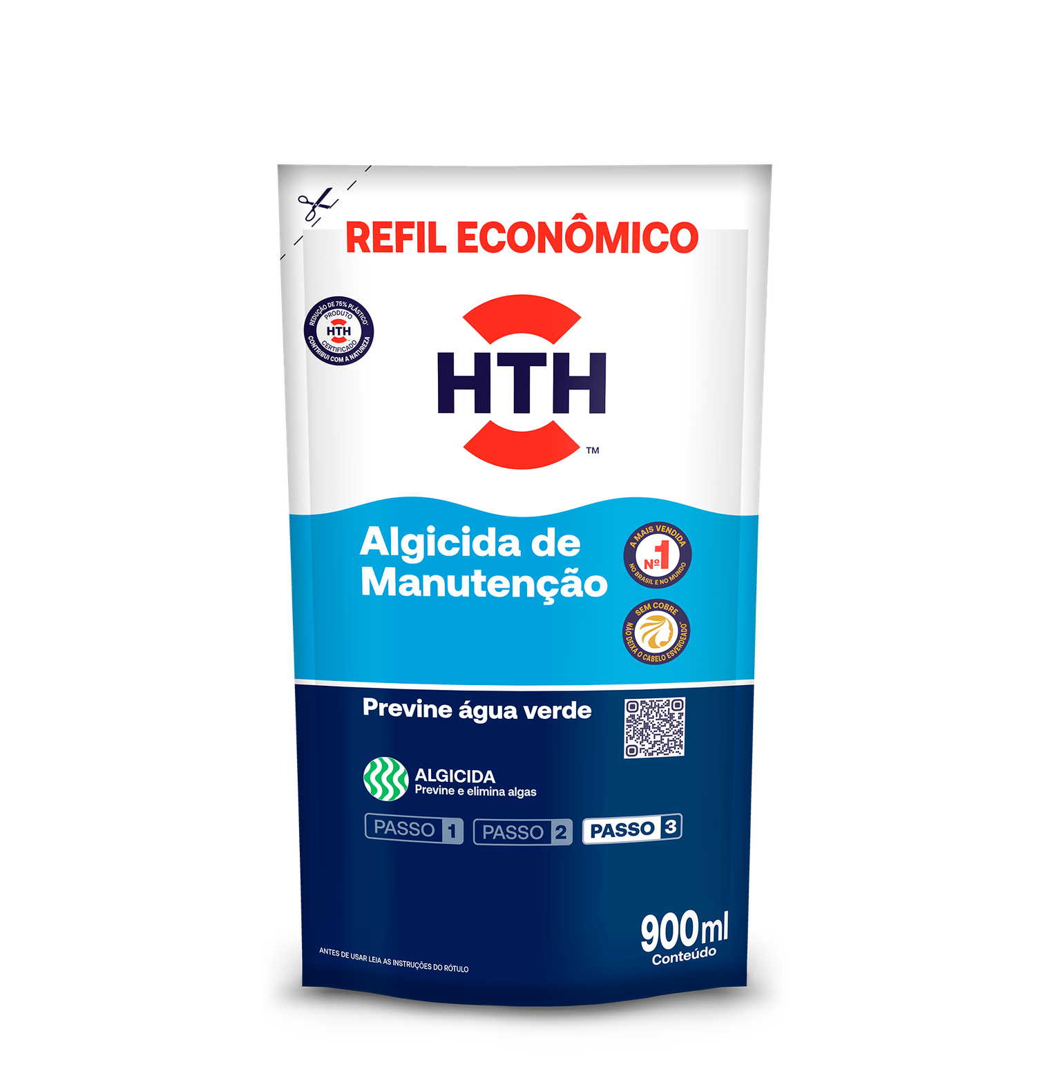 ALGICIDA MANUTENCAO - HTH (REFIL 900ml)
