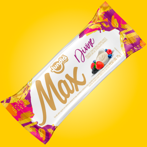PICOLÉ MAX DIVINE - IOGURTE COM FRUTAS VERMELHAS - 75g