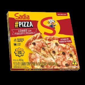 PIZZA SADIA LOMBO COM REQUEIJAO E MUSSARELA