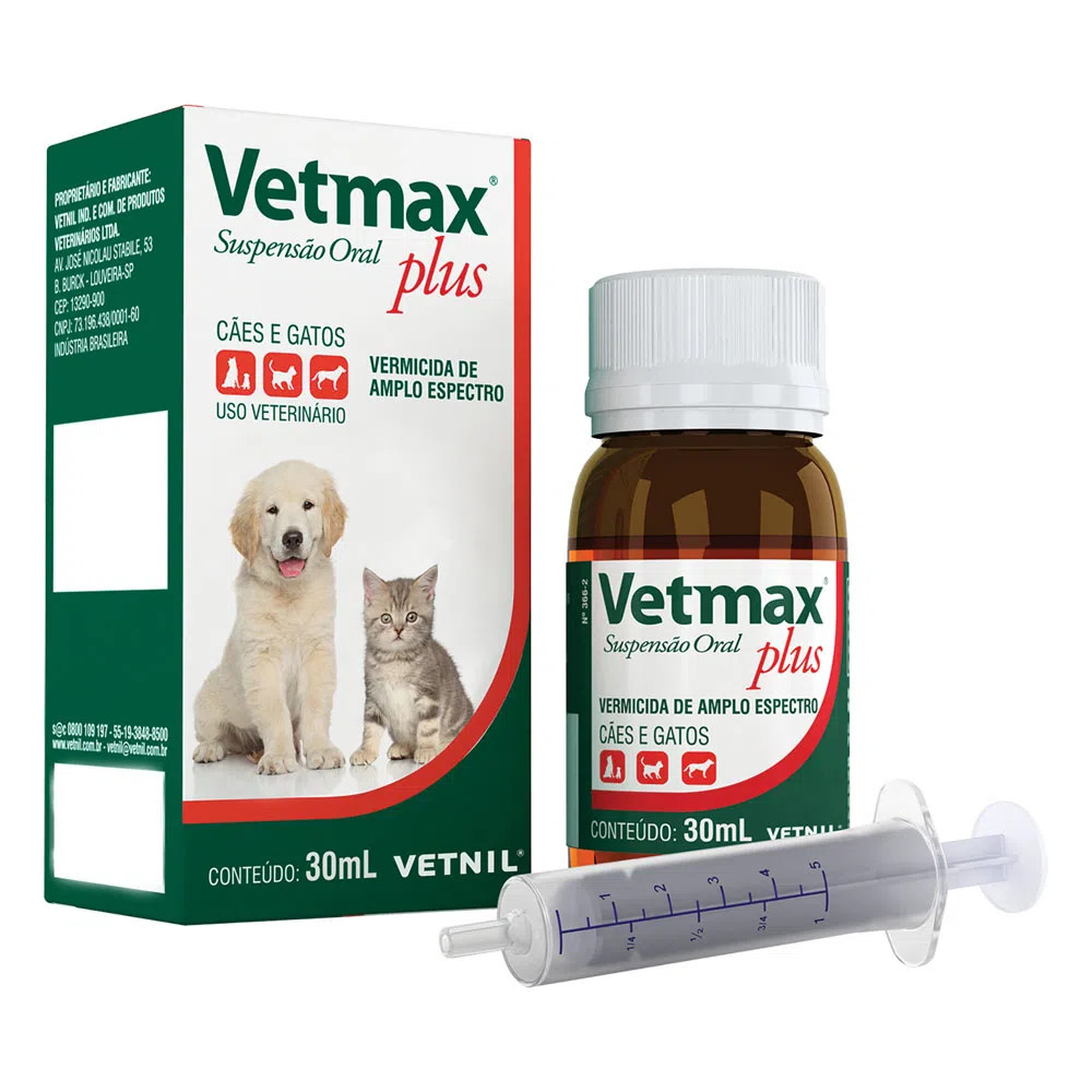 Vetmax Plus Suspensão 30ml