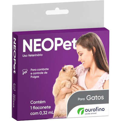 Antipulgas Neopet 0,32 mL para Gatos até 8 Kg