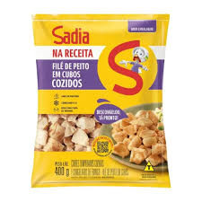 PEITO FRANGO TEMP CUBOS COZIDO SADIA 400GR 400GR