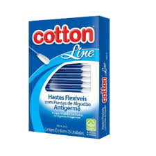 HASTES FLEXIVEIS COTTON LINE BLUE C/75