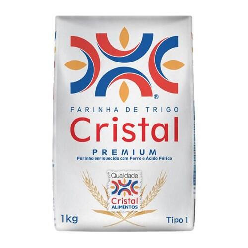 Farinha de Trigo Cristal Premium Embalagem 1kg