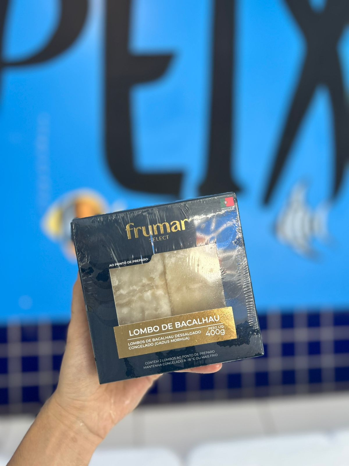 Lombo de bacalhau (400g)