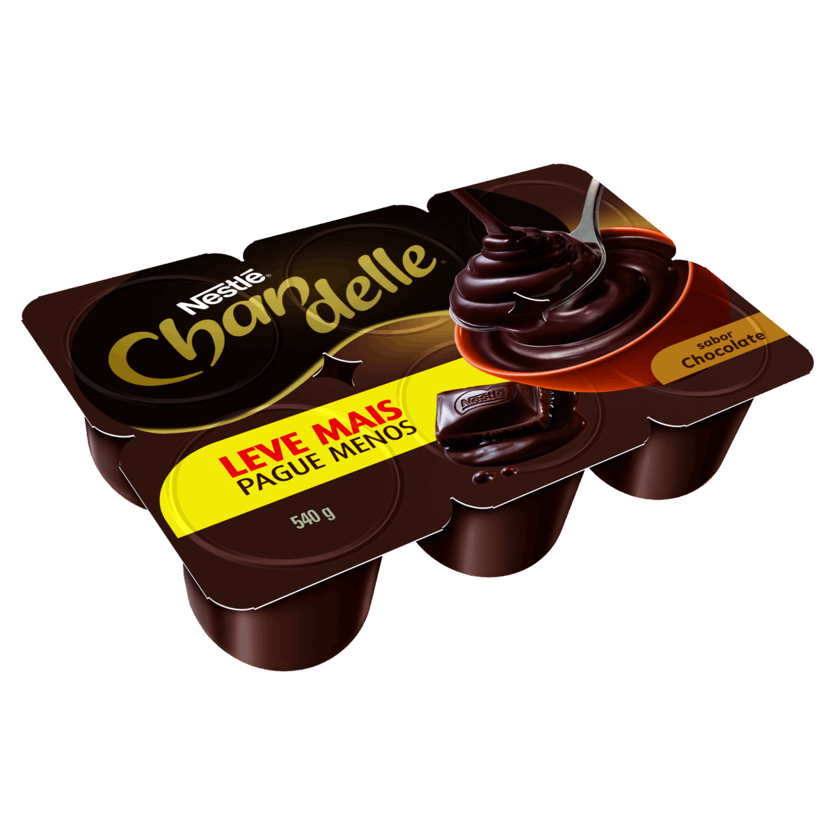 SOBREMESA CHANDELLE "CHOCOLATE" 540G C/6UN
