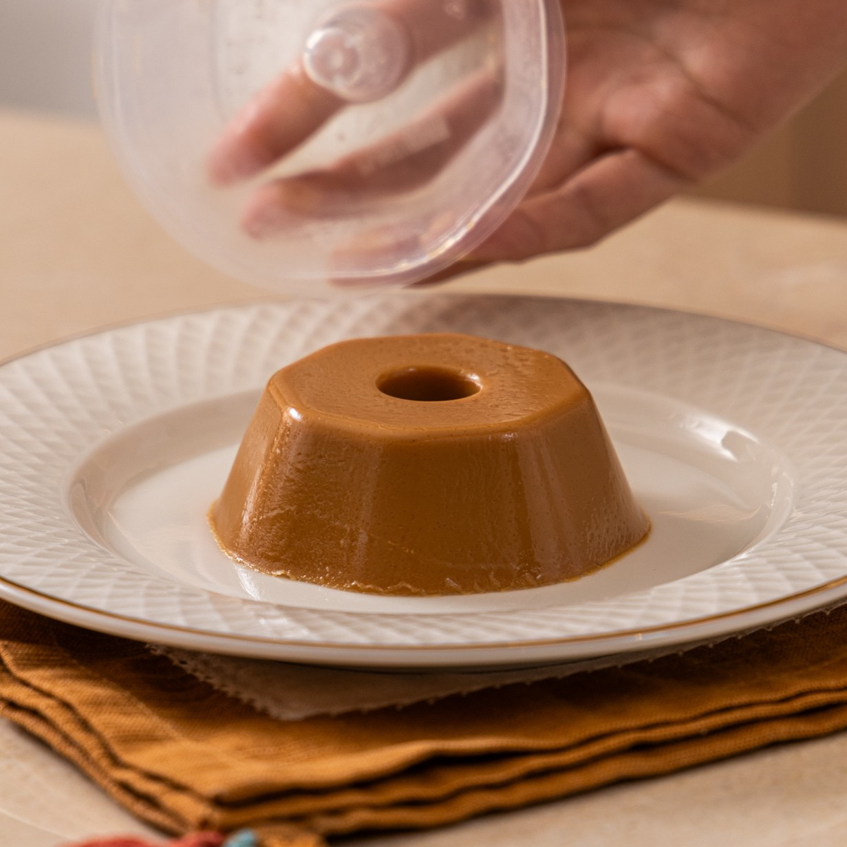 Pudinzim de Doce de Leite Individual 