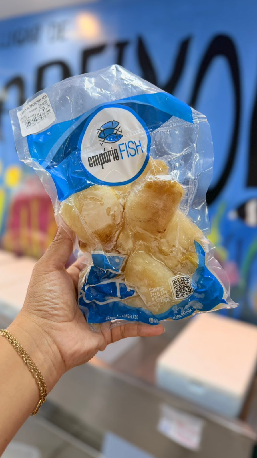 Bacalhau em lascas dessalgado (400g)