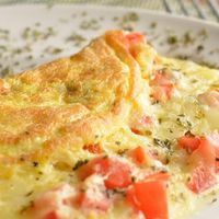 Omelete de Queijo Mussarela 