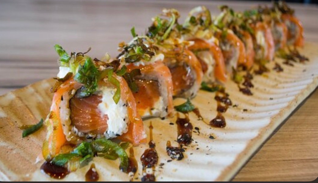 Uramaki de alho poro 