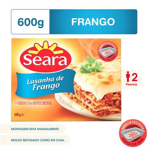 Lasanha de Frango Seara 600g