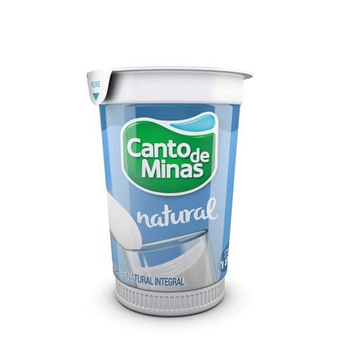 Iogurte Natural Canto de Minas Integral Copo 180g