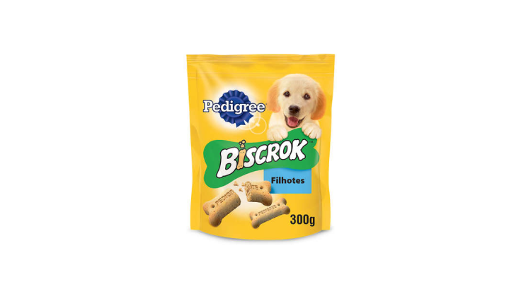 Biscoito Pedigree Biscrok Júnior para Cães Filhotes 300g
