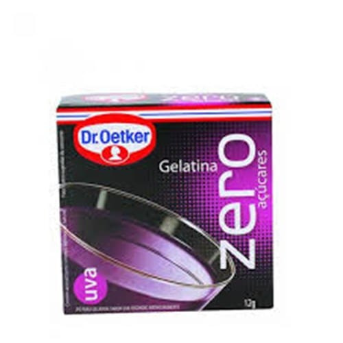 Gelatina Uva Zero Dr Oetker Embalagem 12g