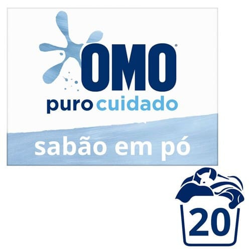 Sabão em Pó Puro Cuidado Omo 1,6kg