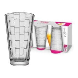 COPO BRICKS EM CASA TEM VD300ML C/3UN
