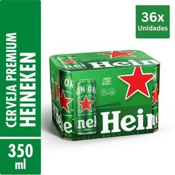 Combo 36x Cerveja Heineken 350ml