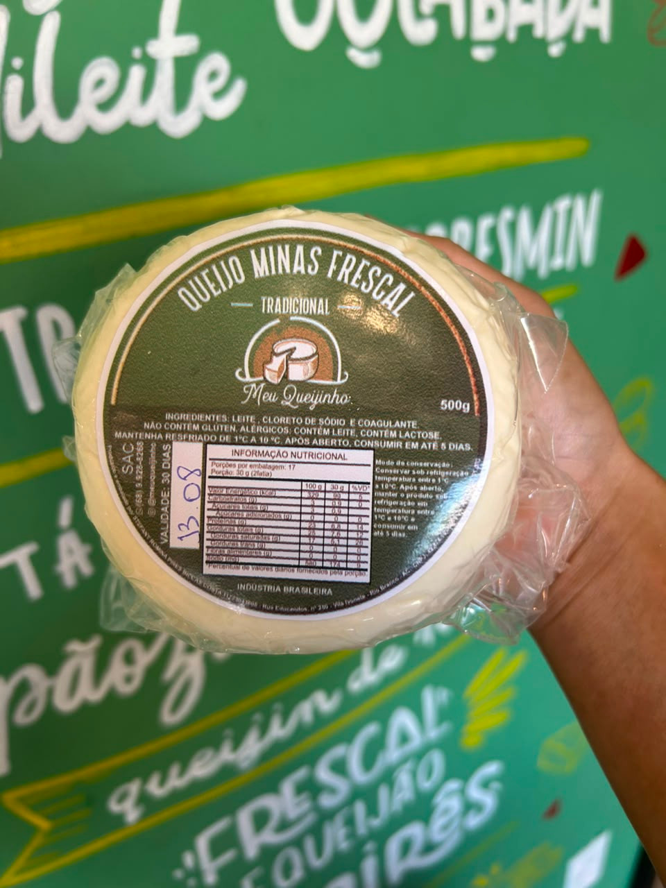 Queijo Minas Frescal Tradicional Meu Queijinho - 500g