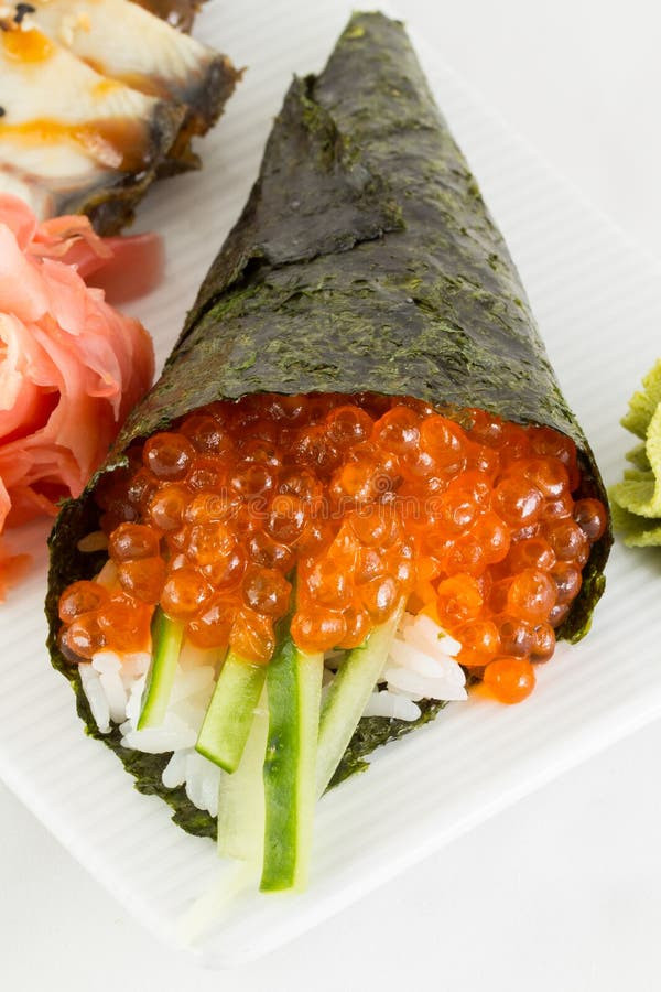 Temaki Ovas Salmão