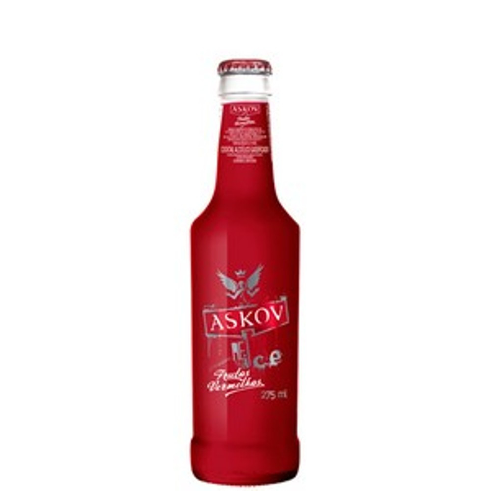 VODKA ASKOV 275ML F. VERMELHAS