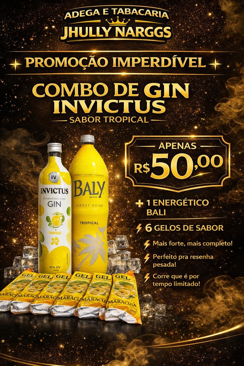 COMBO GIN INVICTUS TROPICAL  C/ BALY 