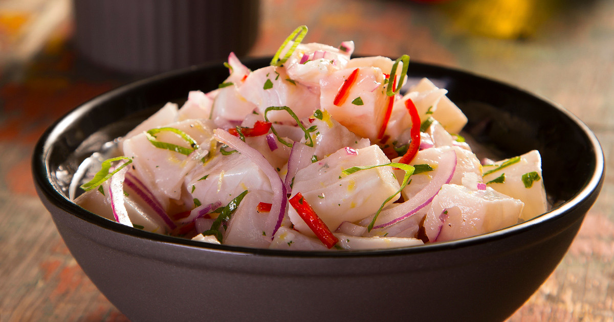 CEVICHE PEIXE BRANCO
