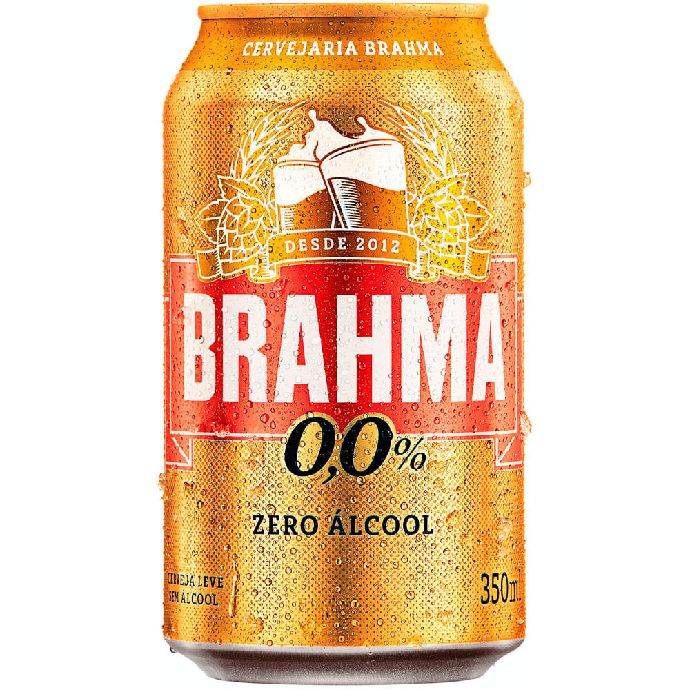 BRAHMA CHOPP ZERO LT 350ML