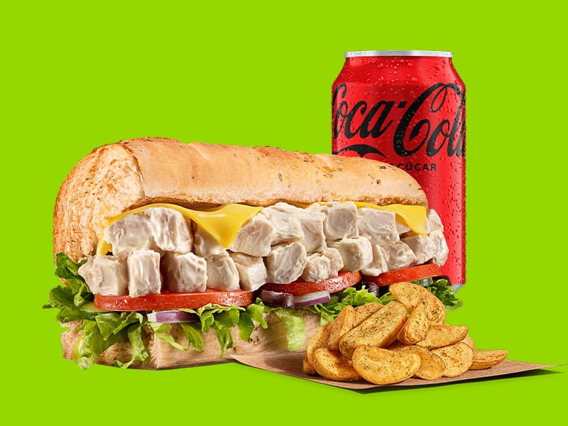 Combo do Dia: Frango Defumado c/ Cream Cheese (15cm)