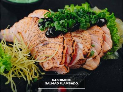 Sashimi flambado