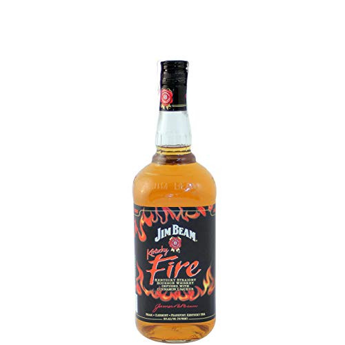 JIM BEAM FIRE GARRAFA VIDRO 1L