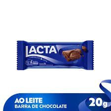 CHOCOLATE LACTA AO LEITE 20G