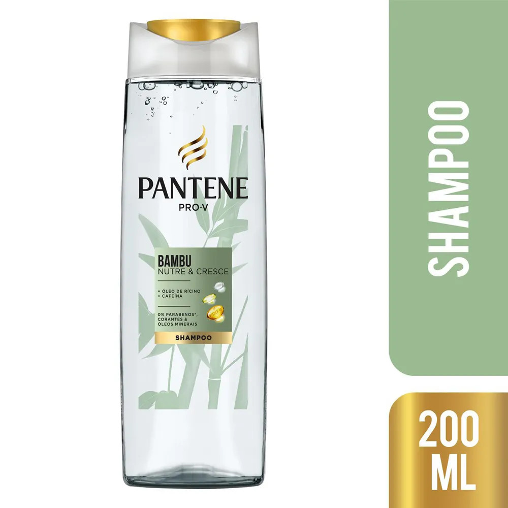 SHAMPOO PANTENE 200ML BAMBU