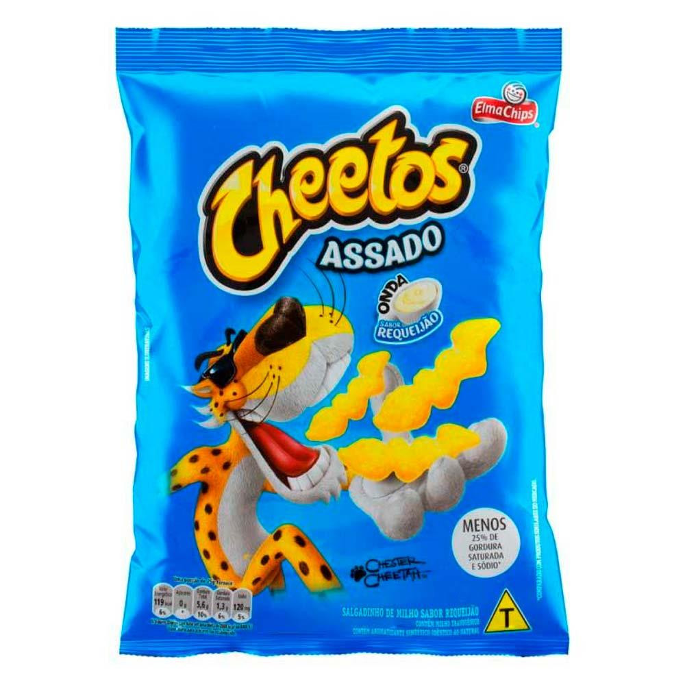 SALGADINHO CHEETOS ONDA REQUEIJÃO 45G ELMA CHIPS