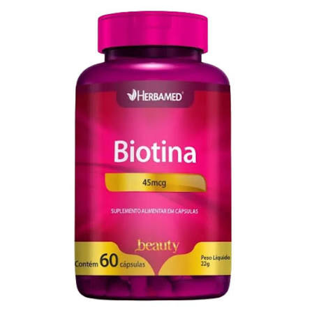 Biotina 500mg Herbamed Pt 60cap