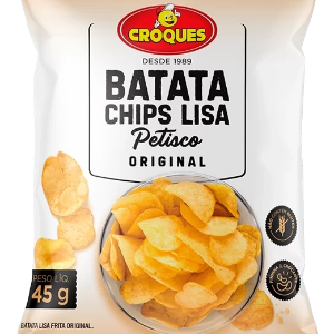 CROQUES BATATA CHIPS LISA NATURAL 45G