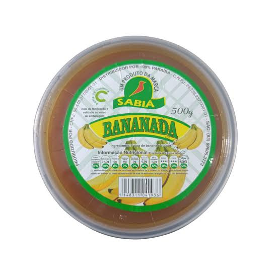 Doce Poly Sabia Banana 500 Gr
