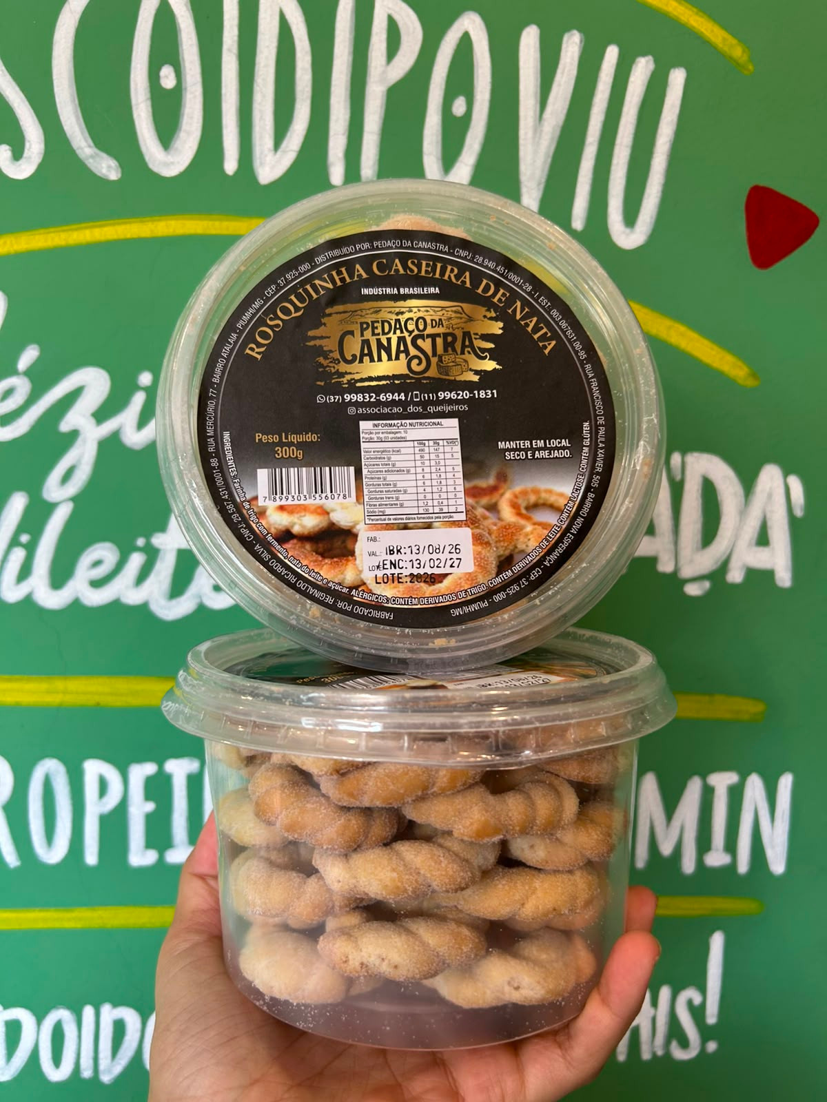 Rosquinha Caseira de Nata Pedaco da Canastra - 300g