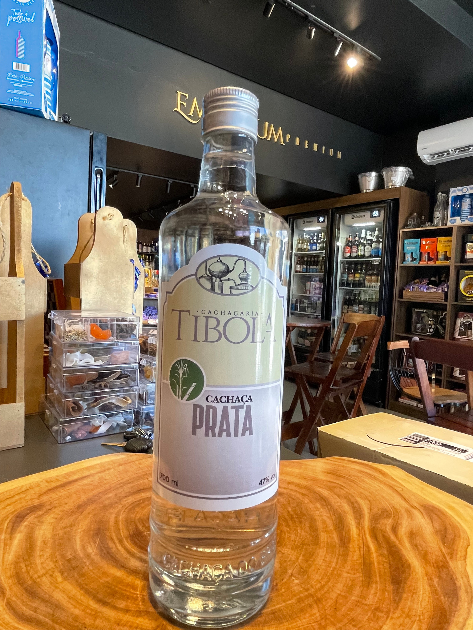 Cachaça Tibola Prata Artesanal 700ML