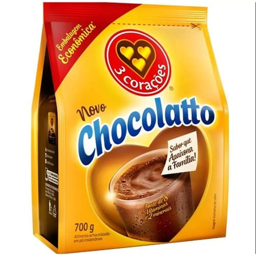 Achocolatado em Pó Chocolatto 3 Corações 700g