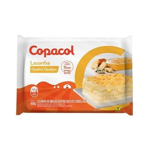 Lasanha Ao Molho Quatro Queijos Congelado 600g