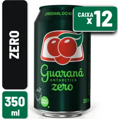 Refrigerante Guaraná Antarctica Zero Lata 350ml  